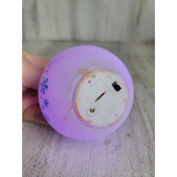 Wisconsin light up snow globe Sports Snowflake ornament Xmas topper - Picture 7 of 7